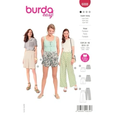 Afbeelding van 6008 Burda Naaipatroon Broek in Variaties