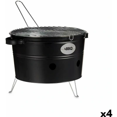Afbeelding van Barbecue Draagbare Ijzer Zink 35 x 21 42 cm (4 Stuks)