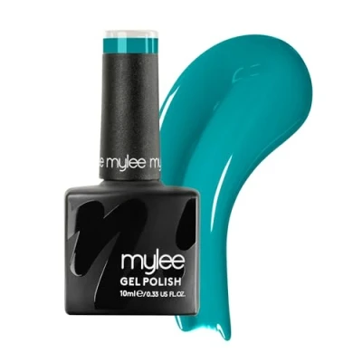 Image de Mylee The Real Teal Vernis à ongles gel UV LED 10 ml Manucure pédicure pour usage professionnel en salon et la maison Longue durée facile appliquer