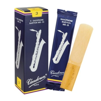 Afbeelding van Vandoren Classic Baritonsaxofoon 3 doos met 5 rieten Riet voor bariton saxofoon