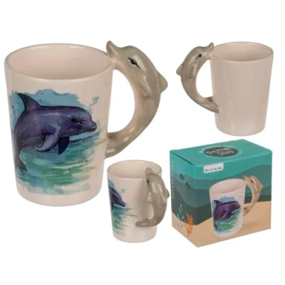 Afbeelding van Out of the Blue Stoneware Mug Dolphin