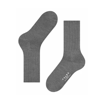 Afbeelding van Falke Nelson WARM Sokken Dark grey, Heren, Maat: 39 42, grey