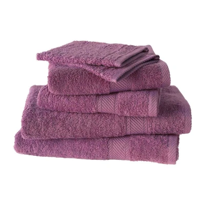 Image de de Witte Lietaer Helene linge bain Gant toilette (15x21 cm) lot 6 Rouge,Rose