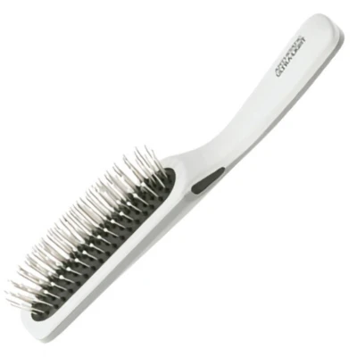 Afbeelding van Sibel Pneumatische borstel metaal salon 252 wit Haibu by Kapperskorting.com