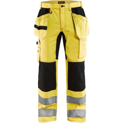 Afbeelding van Blaklader Werkbroek met stretch High Vis 1552 1811 Geel/Zwart