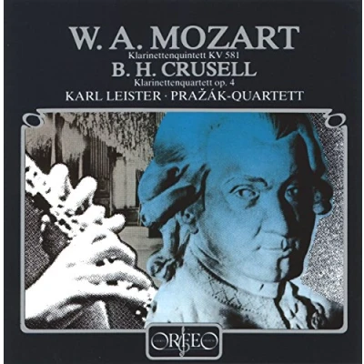 Afbeelding van Karl Leister, Prazák Quartett Mozart: Klarinettenquintett/Crusell: Klarinettenquartett (CD)