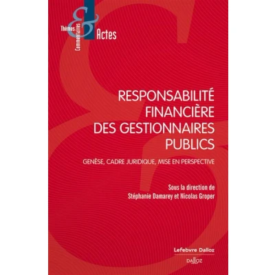 Image de Responsabilité financière des gestionnaires publics Genèse, cadre juridique, mise en perspective