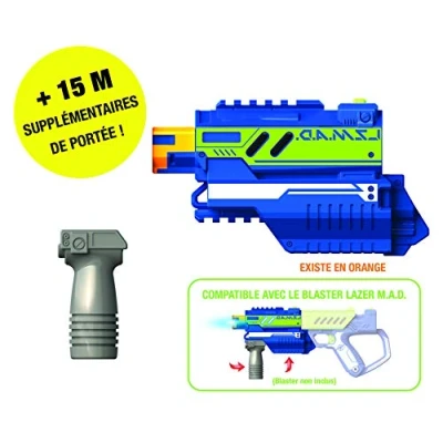 Afbeelding van LAZER M.A.D Laser Game Super Blaster Kit Boostermodule + 1 handgreep 15 m bereik speelgoed compatibel met Blasters