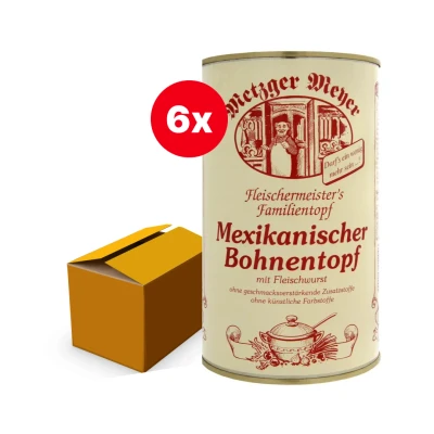 Afbeelding van Mexicaanse Bonen soep 1,2 kg Doos 6 stuks