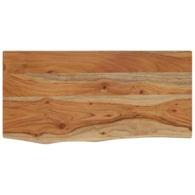 Afbeelding van Wandschap rechthoekig natuurlijke rand 40x20x2,5 cm acaciahout