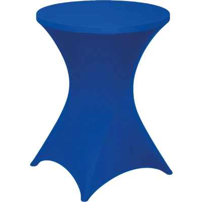 Afbeelding van Tafelrok BRASQ voor statafel 80cm blauw