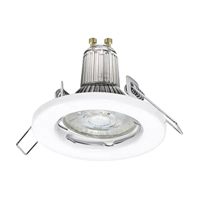 Afbeelding van LEDVANCE SET X3 RECESS DOWNLIGHT GU10 LED inbouwlamp voor badkamer 4.5 W IP20 Wit