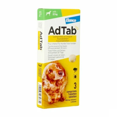 Image de Adtab 450mg Chien &gt;11kg 22kg Comp A Croquer 3