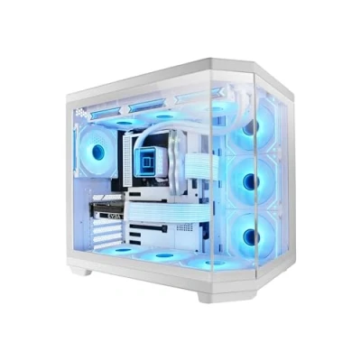 Afbeelding van ATX Semi toren doos Mars Gaming MC3TCOREW Wit