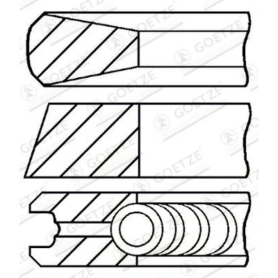 Afbeelding van GOETZE ENGINE 08 879200 00 Zuigerveer 83
