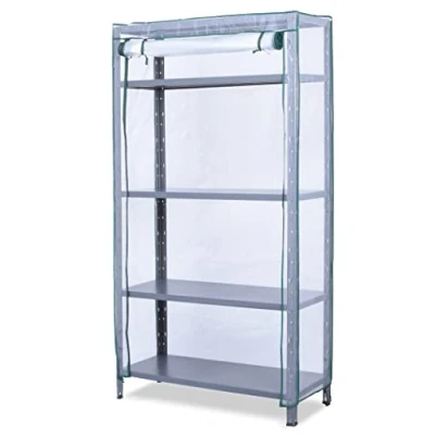 Afbeelding van Domopak Living Plankhoes, met ritssluiting, voor binnen en buiten, van polyethyleen, transparant, 95 x 40 185 cm