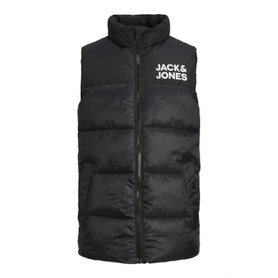 Afbeelding van JACK &amp; JONES Jjetoby Bodywarmer Collar Sn Jnr West Jongens, zwart.