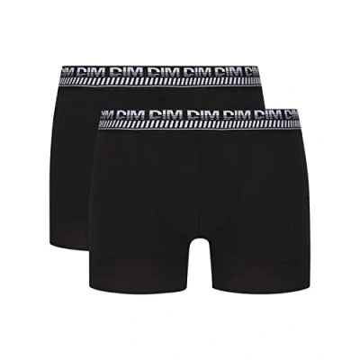 Image de DIM Homme Stay and Fit Coton 3D Flex x2 Boxer, Noir, XXL