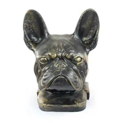 Afbeelding van Franse Bulldog urn hond en tuinbeeld voor hondenas