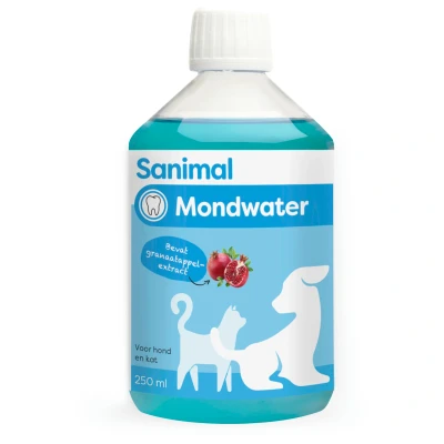 Afbeelding van Sanimal Mondwater Gebitsverzorging 250 ml