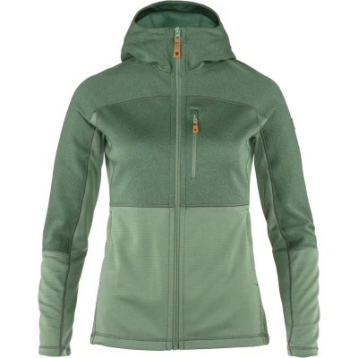 Afbeelding van Abisko Trail Fleece Vest Dames Patina Green 300 M Groen