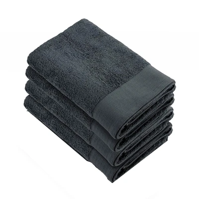 Afbeelding van 4 x Walra handdoek Soft Cotton 70x140 Antraciet