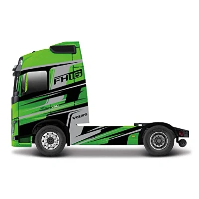 Afbeelding van Bburago B18 32204 Street Fire HAULERS Volvo FH16 Globetrotter 750 XXL Schaal 1:43 Verzamelbaar Speelgoedmodel Verschillende patronen en kleuren