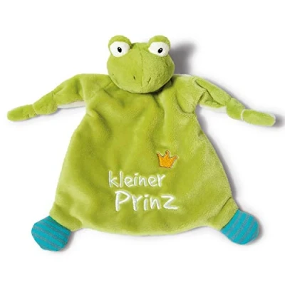 Afbeelding van NICI Knuffel kikker &#039;Little Prince&#039;, 25 x cm, vanaf 0 maanden, knuffeldier voor baby&#039;s en peuters, meisjes jongens, 40045