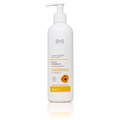 Afbeelding van Sys Bodycreme Calendula Voor Gevoelige Huid Helend &amp; Beschermend 100% Natuurlijk 300ml Bodylotion Cream