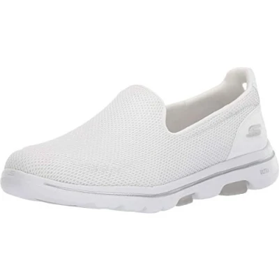 Afbeelding van Skechers Go Walk 5, damessneakers, Wit