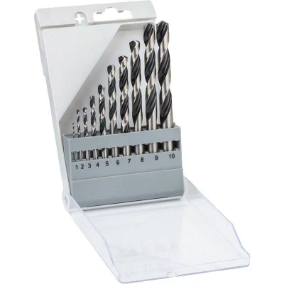 Afbeelding van Bosch Accessories 2608577348 Metaal spiraalboorset 1 mm, 2 3 4 5 6 7 8 9 10 mm set(s)