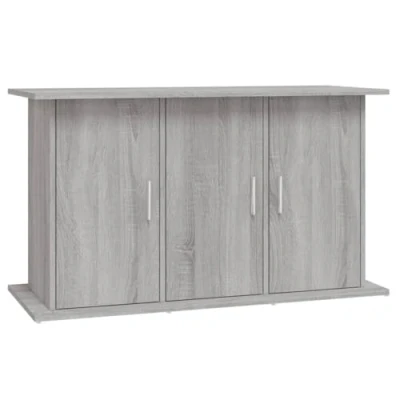 Afbeelding van Aquariumstandaard 101x41x58 cm bewerkt hout grijs sonoma eiken