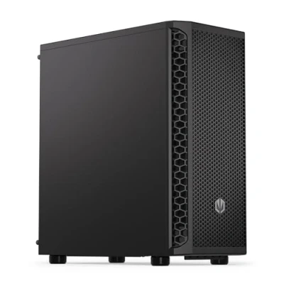Afbeelding van endorfy Signum 300 Solid Midi tower PC behuizing Zwart 1 voorgeïnstalleerde ventilator, Stoffilter