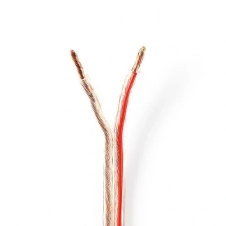 Afbeelding van Luidsprekerkabel op rol 15 meter (4 mm², Flexibel, Transparant)