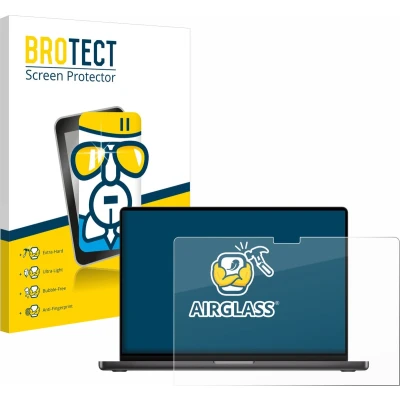 Afbeelding van BROTECT Screenprotector voor Apple MacBook Pro 14&quot; M3 (2023) Folie Beschermfolie Beschermglas transparant