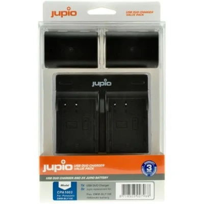 Afbeelding van Jupio Kit: 2x Battery DMW BLF19E 1860mAh + USB Dual Charger