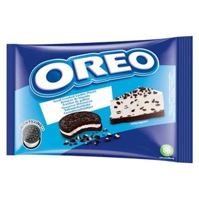 Image de Oreo Crumbs Brisures de Biscuits Sans Crème Idéal pour Desserts et Glaces 1 Sachet (400 g)