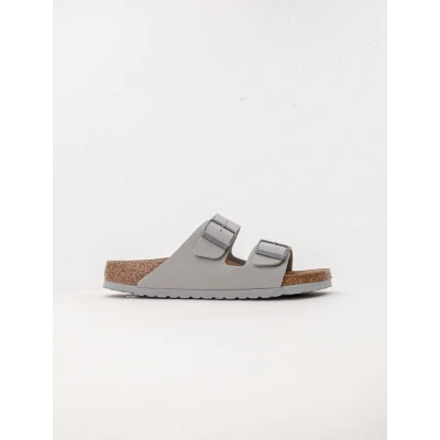 Afbeelding van Birkenstock Arizona Narrow Unisex Pantoffels, Maat: 36, Stone coin Hoogwaardig imitatieleer