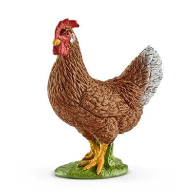 Afbeelding van schleich 17081 Kip vanaf 3 jaar Farm World figuur 2 x 4 5 cm