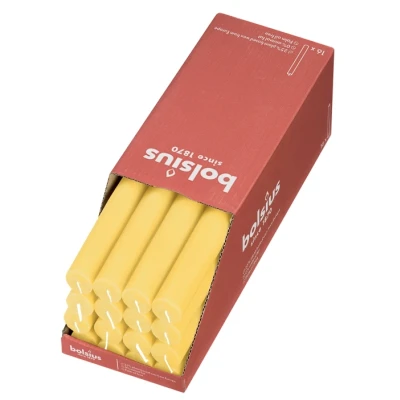 Afbeelding van Bolsius Tafelkaarsen Sun Multi verpakking 16x1ST