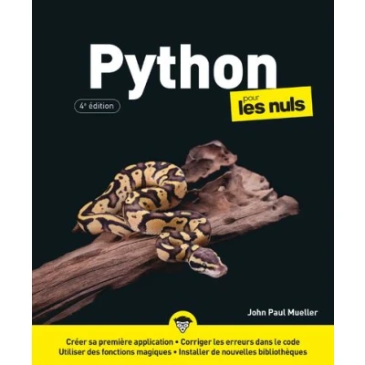 Image de Python pour les Nuls, 4e édition