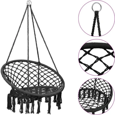 Afbeelding van Hangstoel 80 Cm Antracietkleurig