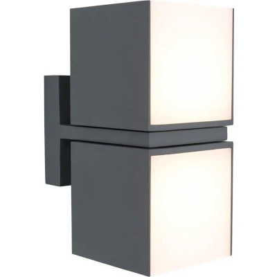 Afbeelding van Lutec CUBA 5193808118 LED buitenlamp (wand) 23 W Antraciet