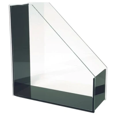 Image de WEDO porte revues &quot;en acryliquee&quot; , A4, transparent/noir,