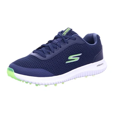 Afbeelding van Skechers Performance GO GOLF 2 MAX Fairway 3 Golfschoenen, Heren, Maat: 41, Navy/lime Imitatieleer/ textiel
