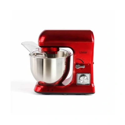 Image de Robot pâtissier multifonction 5l 1000w rouge Livoo DOP190R
