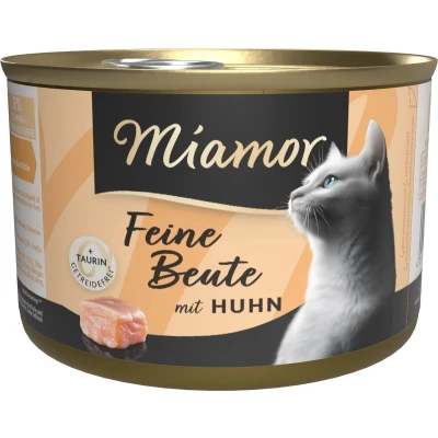 Afbeelding van Miamor Fijne Prooi 24 x 185 g Kattenvoer Kip