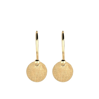 Afbeelding van Elli Basic Design Oorbellen goldcoloured, Dames, Maat: One Size, Gold coloured