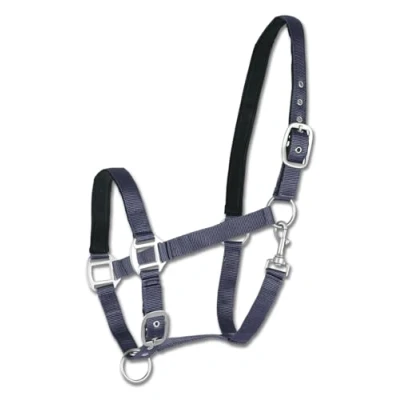 Afbeelding van Waldhausen Halster Satin Paardenhalster Donkerblauw Full