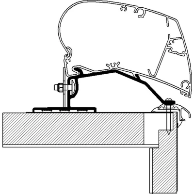 Afbeelding van Thule Omnistor Adapter Fendt 5,00m